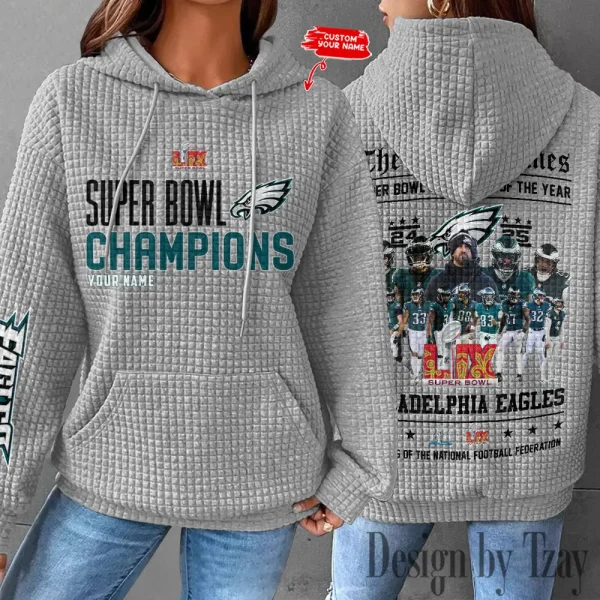 Philadelphia Eagles New Waffle Hoodies SPTNWH132