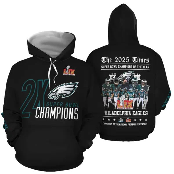 Philadelphia Eagles 3D Printed Pullover Hoodie AZHD742 - Image 2