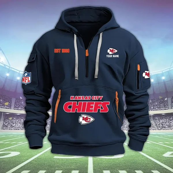 Kansas City Chiefs Heavy Hoodie AZHEAVYHD386 - Image 3