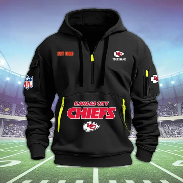 Kansas City Chiefs Heavy Hoodie AZHEAVYHD386 - Image 4