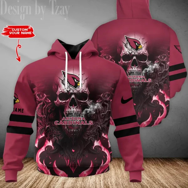 Arizona Cardinals 3D Printed Pullover Hoodie AZHD744