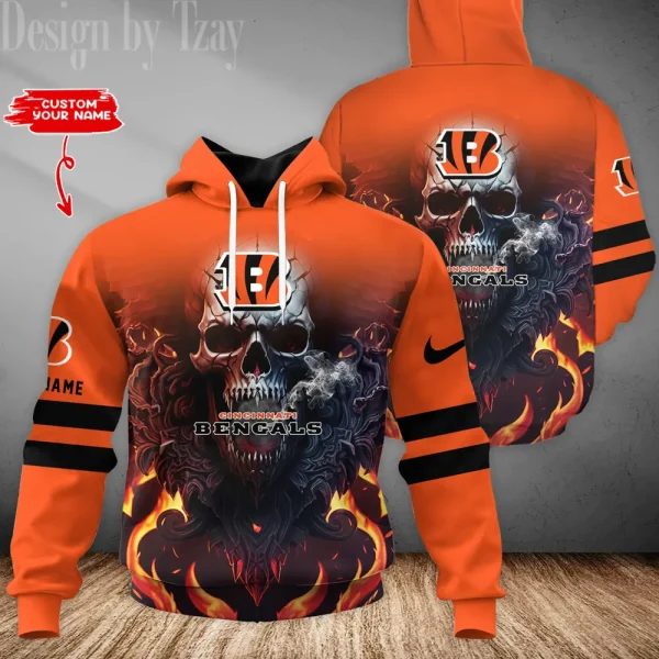 Cincinnati Bengals 3D Printed Pullover Hoodie AZHD750