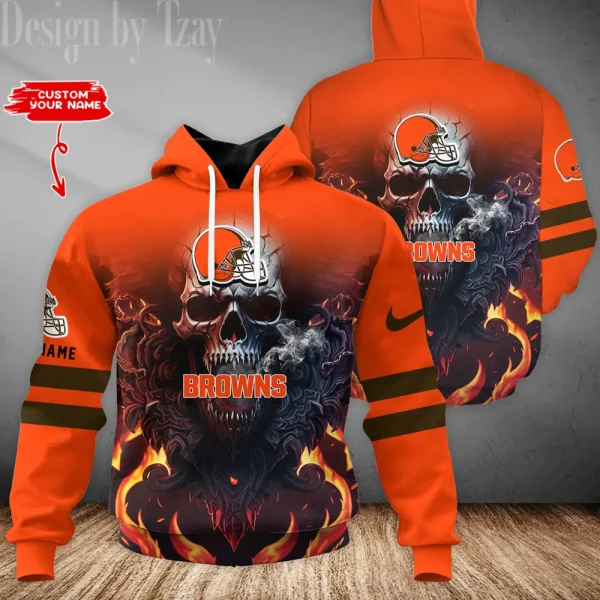 Cleveland Browns 3D Printed Pullover Hoodie AZHD751