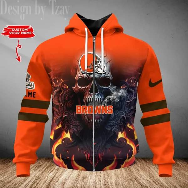 Cleveland Browns 3D Printed Pullover Hoodie AZHD751 - Image 2