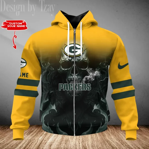 Green Bay Packers 3D Printed Pullover Hoodie AZHD755 - Image 2