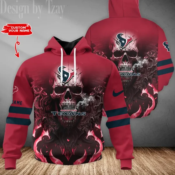 Houston Texans 3D Printed Pullover Hoodie AZHD756