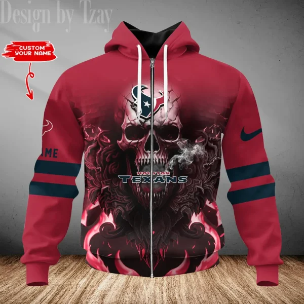 Houston Texans 3D Printed Pullover Hoodie AZHD756 - Image 2