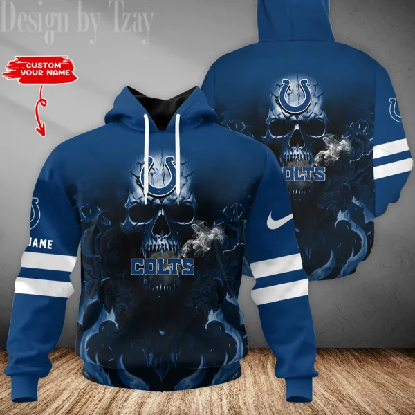 Indianapolis Colts 3D Printed Pullover Hoodie AZHD757