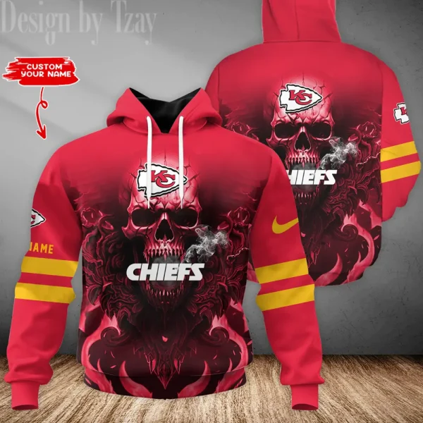 Kansas City Chiefs 3D Printed Pullover Hoodie AZHD759