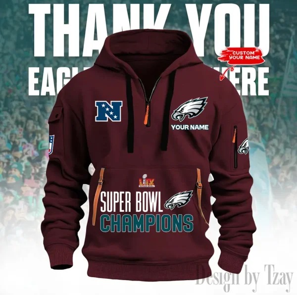 Philadelphia Eagles Heavy Hoodie AZHEAVYHD389