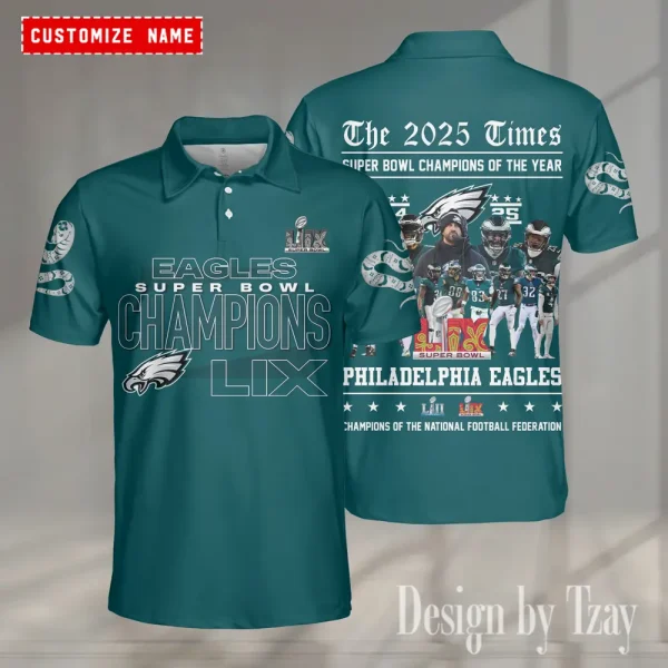 Philadelphia Eagles Polo T-shirt BGPLS203