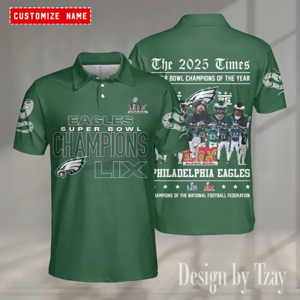 Philadelphia Eagles Polo T-shirt BGPLS204