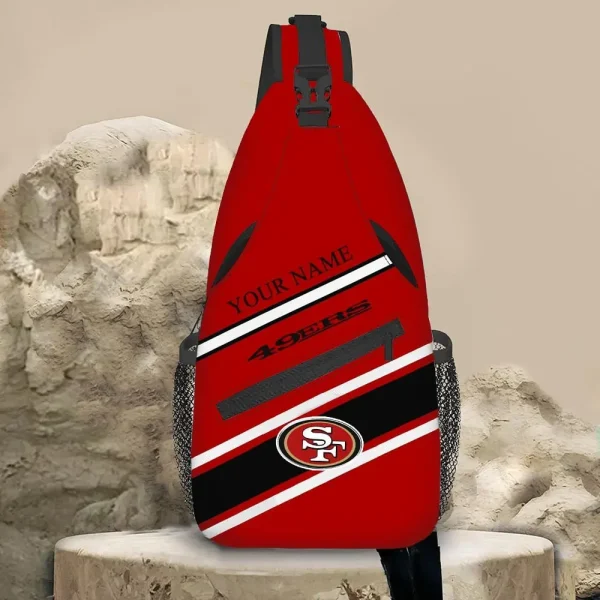 San Francisco 49ers Personalized Sling Bag Gifts For Fans AZSLINGBAG097 - Image 2