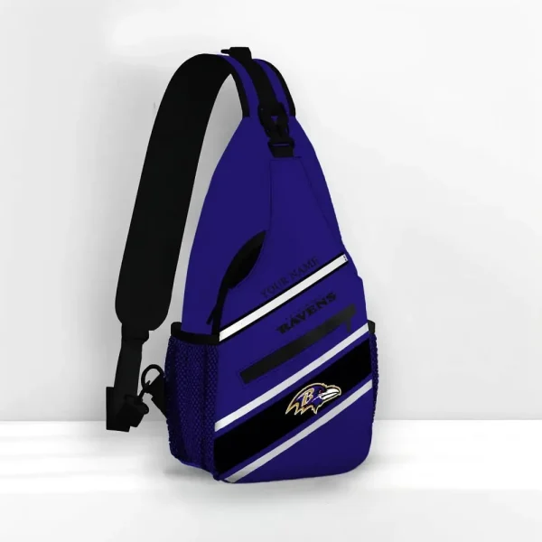 Baltimore Ravens Personalized Sling Bag Gifts For Fans AZSLINGBAG098