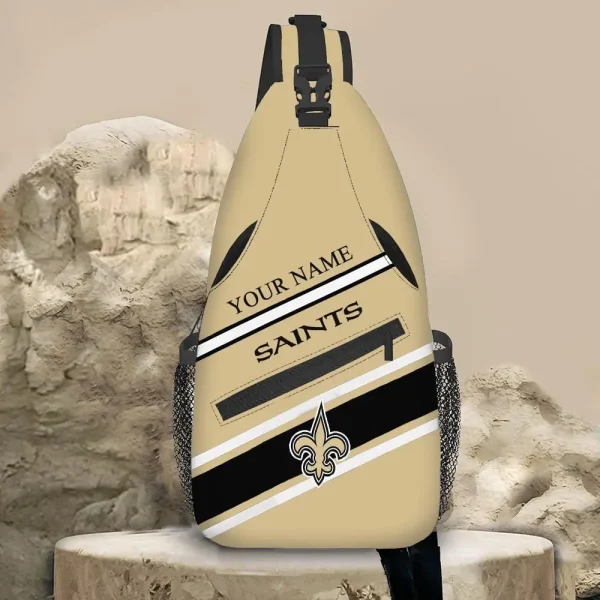 New Orleans Saints Personalized Sling Bag Gifts For Fans AZSLINGBAG109 - Image 2