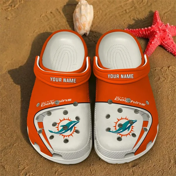 Miami Dolphins HHPGSA1748 Clog Shoes