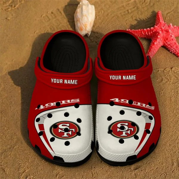 San Francisco 49ers HHPGSA1756 Clog Shoes - Image 2