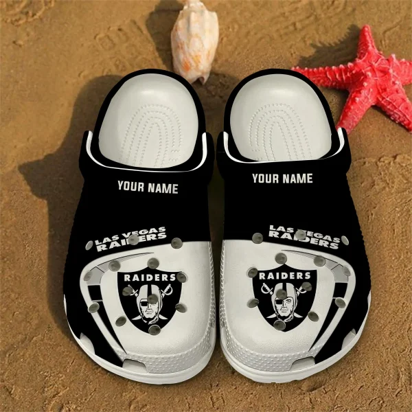 Las Vegas Raiders HHPGSA1745 Clog Shoes