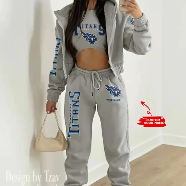 Tennessee Titans Women's Outfit Winter Athleisure 3 Piece Set SPTWAL3PS031