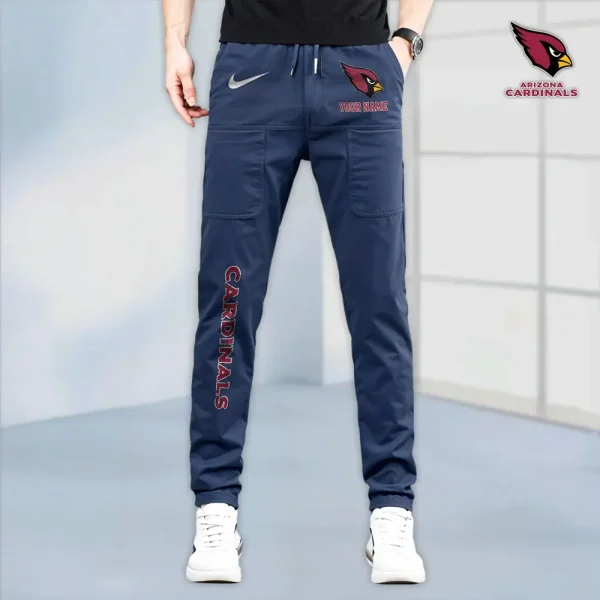 Arizona Cardinals High Stretch Multi-pocket Durable Cargo Pants – Long Custom Name SPTLCP001 - Image 3