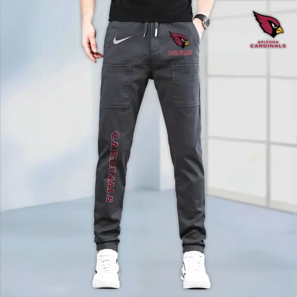 Arizona Cardinals High Stretch Multi-pocket Durable Cargo Pants – Long Custom Name SPTLCP001 - Image 4