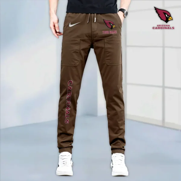 Arizona Cardinals High Stretch Multi-pocket Durable Cargo Pants – Long Custom Name SPTLCP001 - Image 5