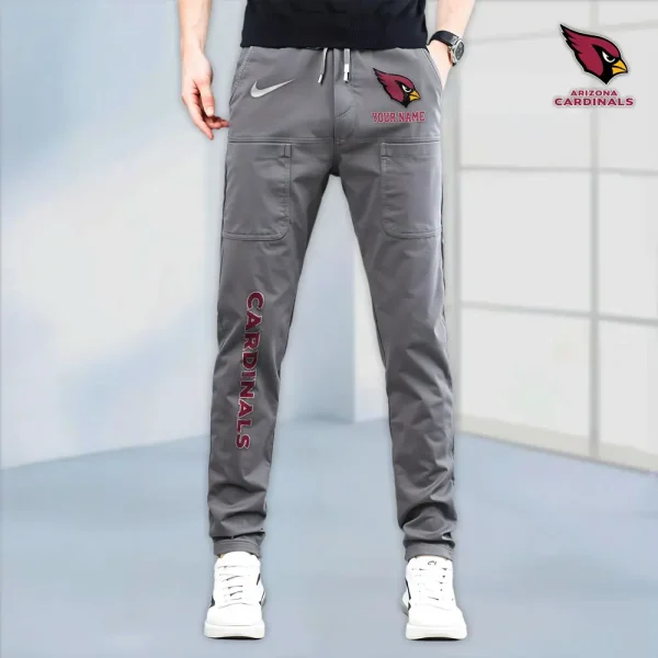 Arizona Cardinals High Stretch Multi-pocket Durable Cargo Pants – Long Custom Name SPTLCP001 - Image 6