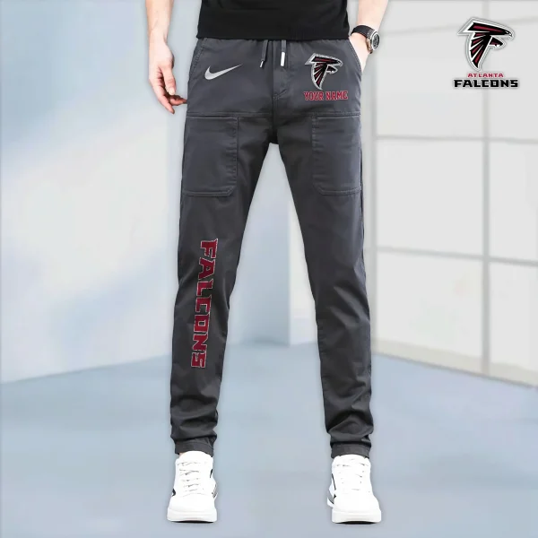 Atlanta Falcons High Stretch Multi-pocket Durable Cargo Pants - Long Custom Name SPTLCP002 - Image 3