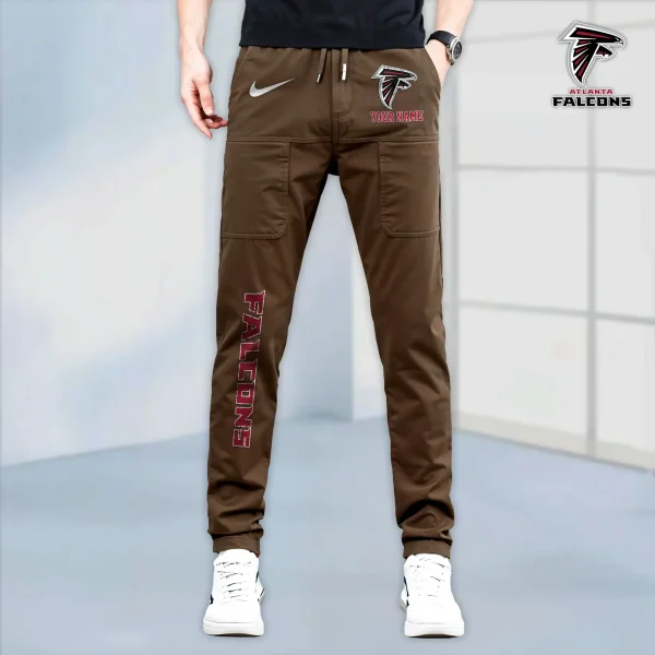 Atlanta Falcons High Stretch Multi-pocket Durable Cargo Pants - Long Custom Name SPTLCP002 - Image 4