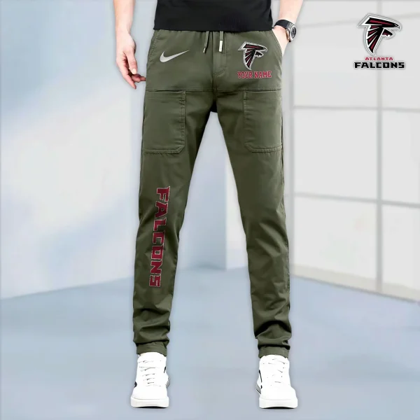 Atlanta Falcons High Stretch Multi-pocket Durable Cargo Pants - Long Custom Name SPTLCP002 - Image 7