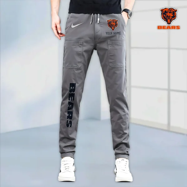 Chicago Bears High Stretch Multi-pocket Durable Cargo Pants - Long Custom Name SPTLCP006 - Image 6