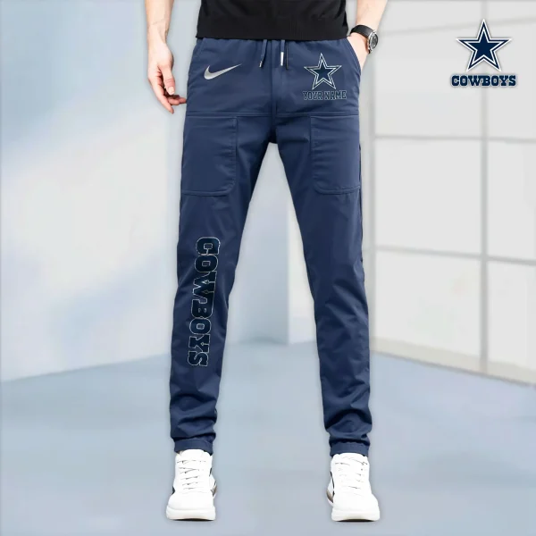 Dallas Cowboys High Stretch Multi-pocket Durable Cargo Pants - Long Custom Name SPTLCP009 - Image 5