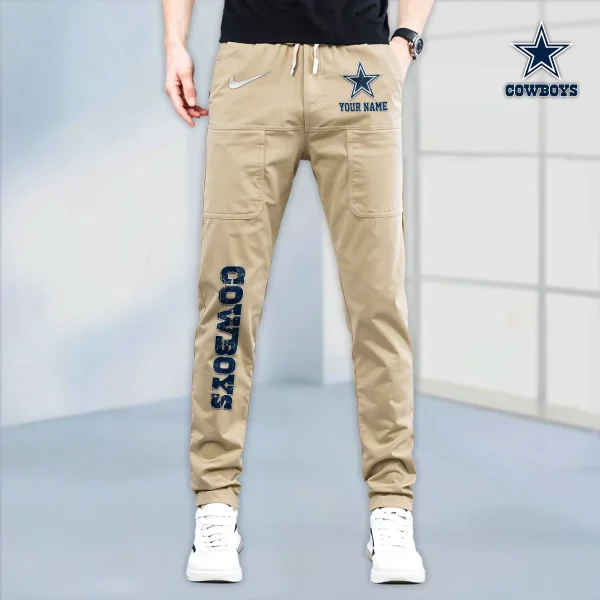 Dallas Cowboys High Stretch Multi-pocket Durable Cargo Pants - Long Custom Name SPTLCP009 - Image 6