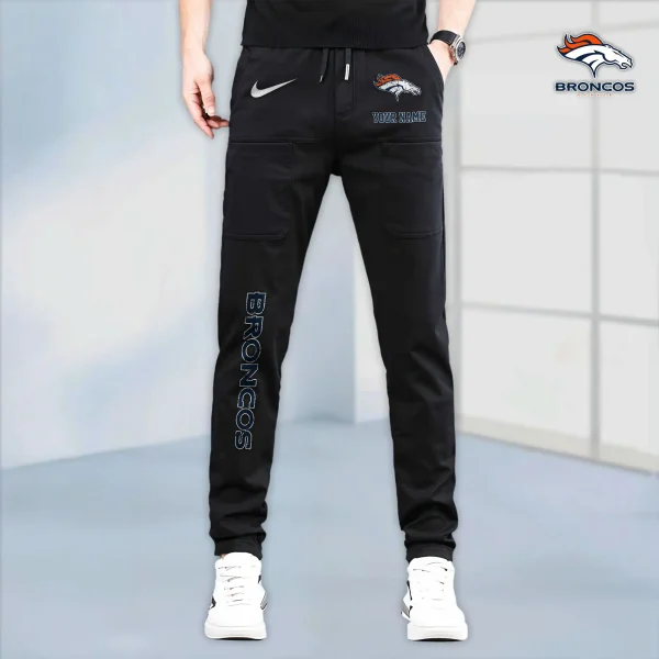 Denver Broncos High Stretch Multi-pocket Durable Cargo Pants - Long Custom Name SPTLCP010 - Image 7