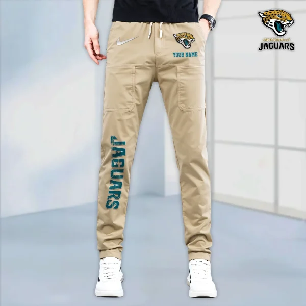 Jacksonville Jaguars High Stretch Multi-pocket Durable Cargo Pants - Long Custom Name SPTLCP015 - Image 6