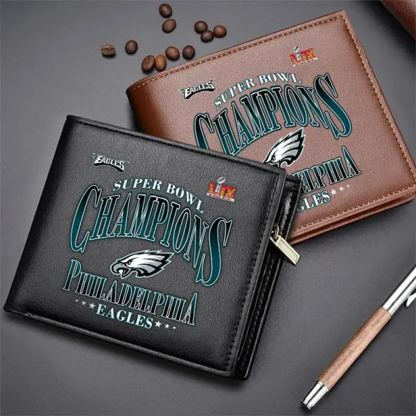 Philadelphia Eagles 2025 Super Bowl LIX Champions Wallet AZMW161