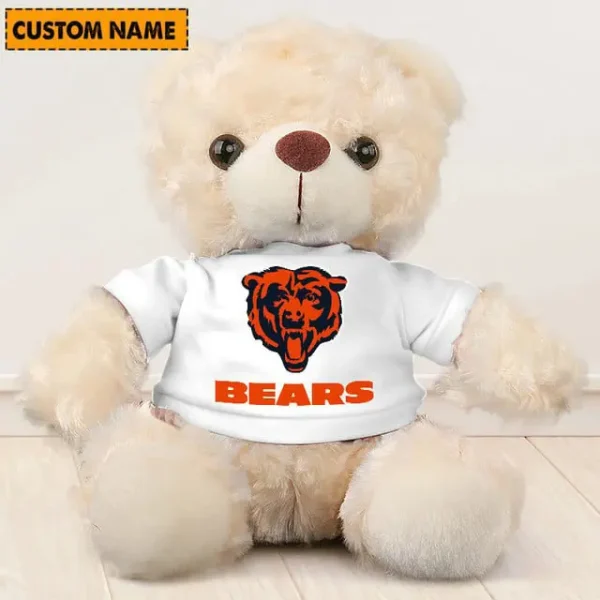 Chicago Bears NFL Personalized Teddy Bear For Fan SPTTEDDYBEAR002 - Image 2