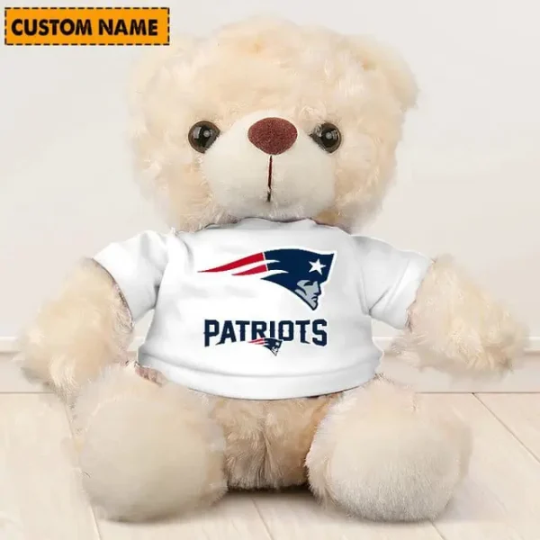 New England Patriots NFL Personalized Teddy Bear For Fan SPTTEDDYBEAR003 - Image 2