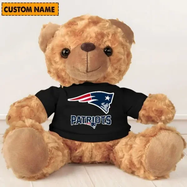 New England Patriots NFL Personalized Teddy Bear For Fan SPTTEDDYBEAR003