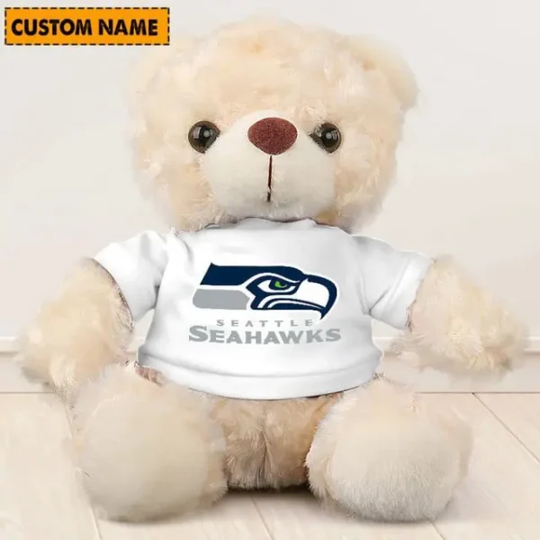 Seattle Seahawks NFL Personalized Teddy Bear For Fan SPTTEDDYBEAR004 - Image 3