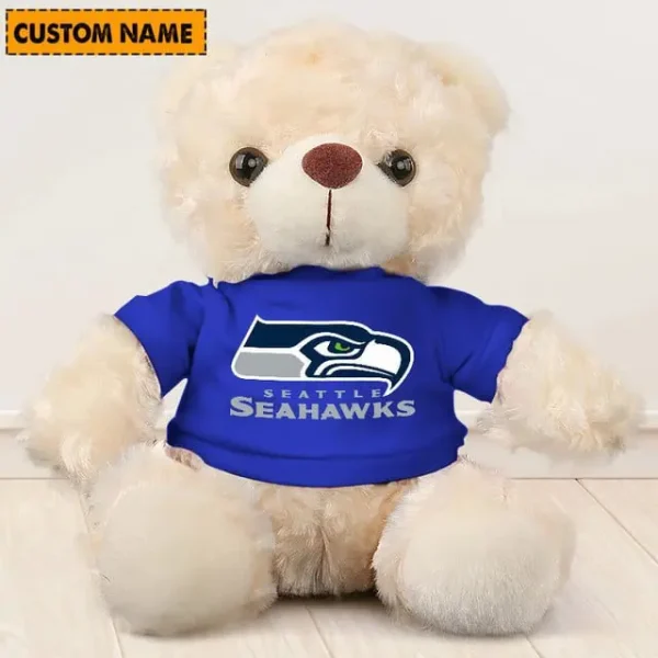 Seattle Seahawks NFL Personalized Teddy Bear For Fan SPTTEDDYBEAR004 - Image 2