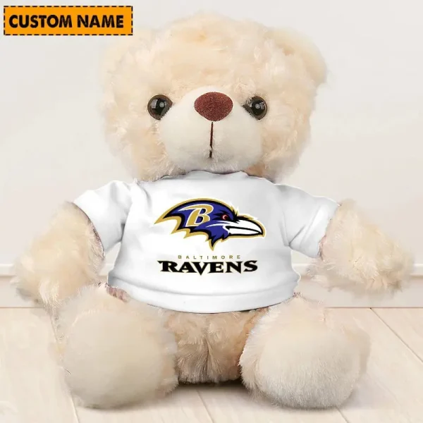 Baltimore Ravens NFL Personalized Teddy Bear For Fan SPTTEDDYBEAR007 - Image 2