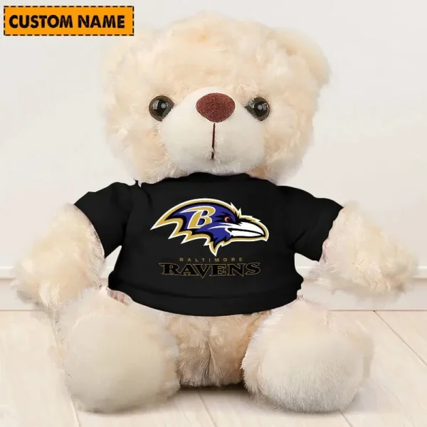 Baltimore Ravens NFL Personalized Teddy Bear For Fan SPTTEDDYBEAR007 - Image 4