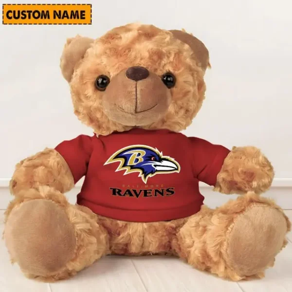 Baltimore Ravens NFL Personalized Teddy Bear For Fan SPTTEDDYBEAR007 - Image 7