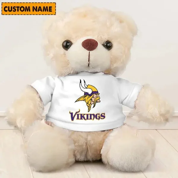 Minnesota Vikings NFL Personalized Teddy Bear For Fan SPTTEDDYBEAR008 - Image 3