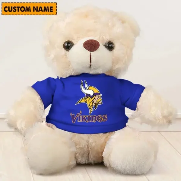 Minnesota Vikings NFL Personalized Teddy Bear For Fan SPTTEDDYBEAR008 - Image 4