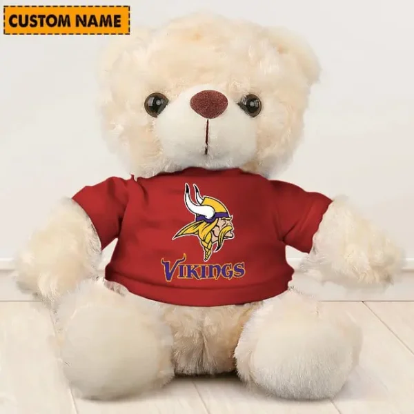 Minnesota Vikings NFL Personalized Teddy Bear For Fan SPTTEDDYBEAR008 - Image 5