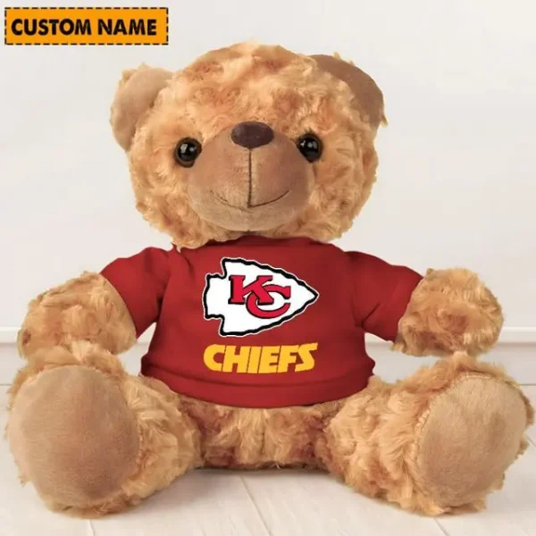 Kansas City Chiefs NFL Personalized Teddy Bear For Fan SPTTEDDYBEAR009