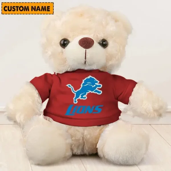 Detroit Lions NFL Personalized Teddy Bear For Fan SPTTEDDYBEAR011 - Image 5