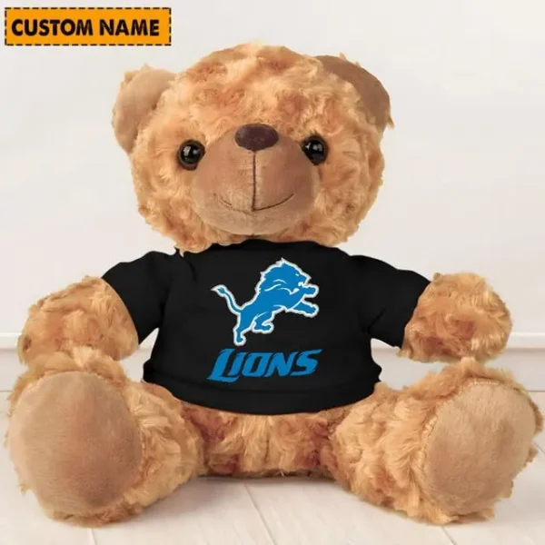 Detroit Lions NFL Personalized Teddy Bear For Fan SPTTEDDYBEAR011 - Image 6